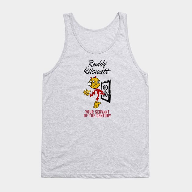 Reddy Kilowatt - Vintage Retrocolor Tank Top by Sayang Anak